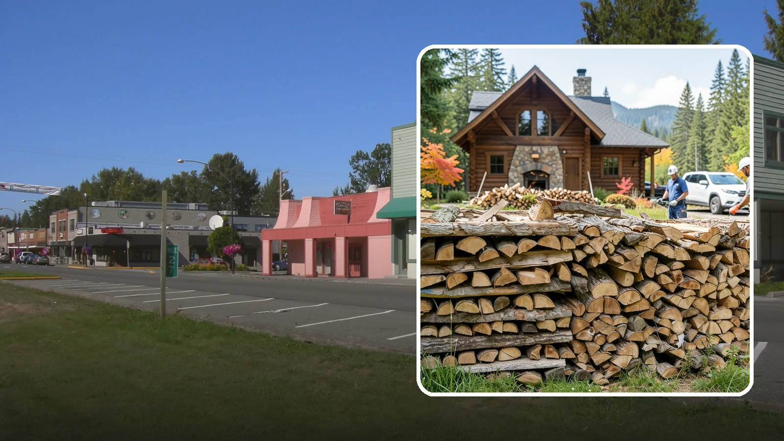 Cabin Firewood in Snoqualmie, King County, WA - Dependable firewood delivery for cabins and rural retreats across the Pacific Northwest.