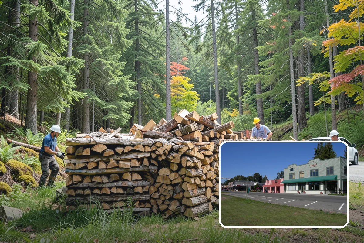 Cabin Firewood in Snoqualmie, King County, WA - Delivered to remote and hard-to-reach properties