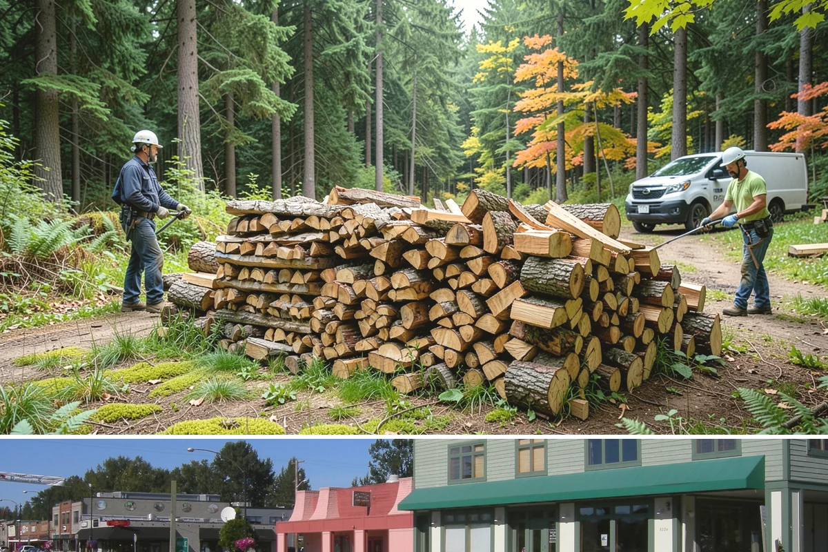 Cabin Firewood in Snoqualmie, King County, WA - Stock the cabin in late summer and fall so it is fuel-ready before the wet winter months arrive.