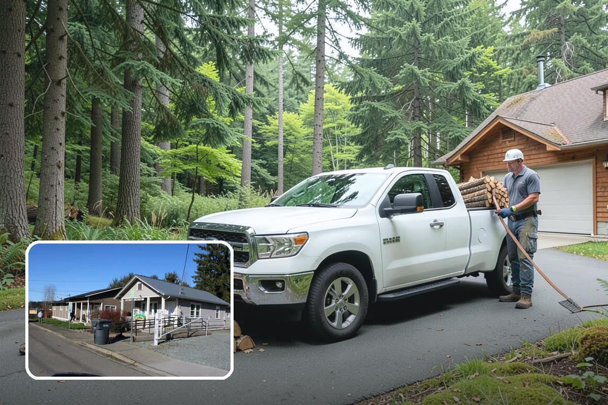 Cabin Firewood in South Prairie, Pierce County, WA - Delivered to remote and hard-to-reach properties