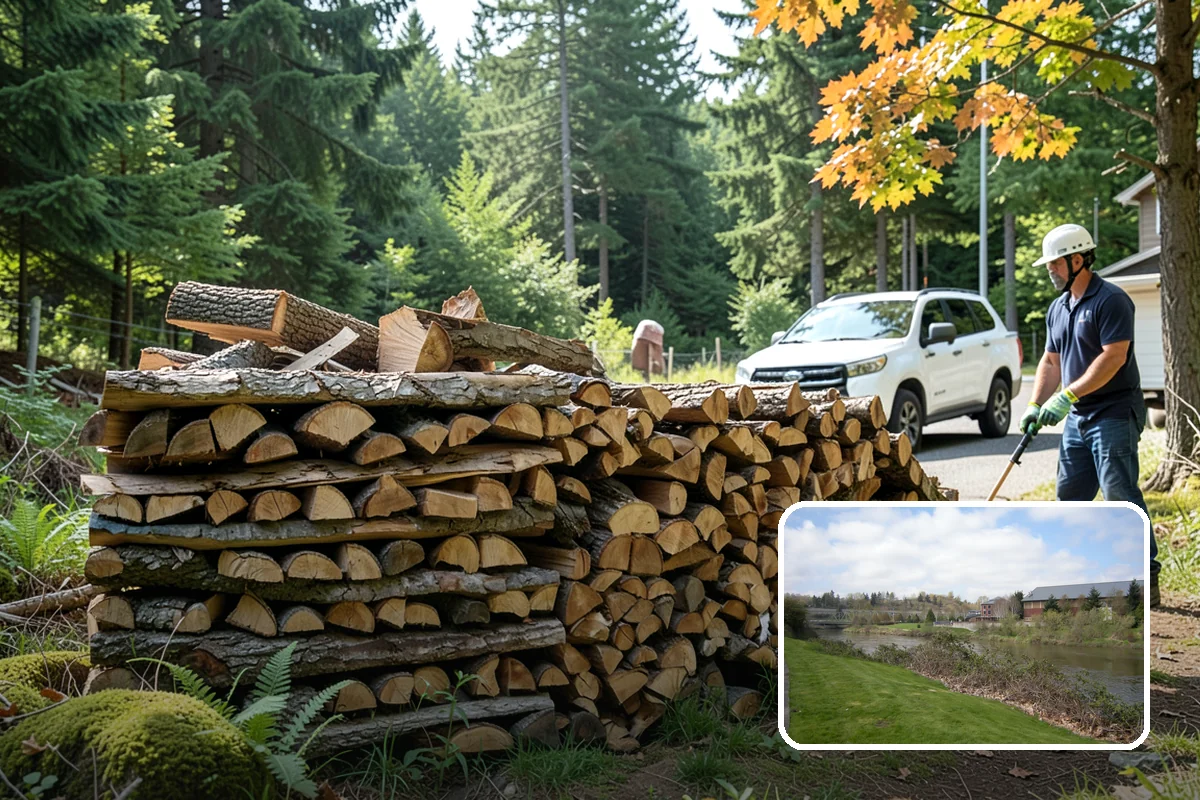 Cabin Firewood in Tukwila, King County, WA - Delivered to remote and hard-to-reach properties