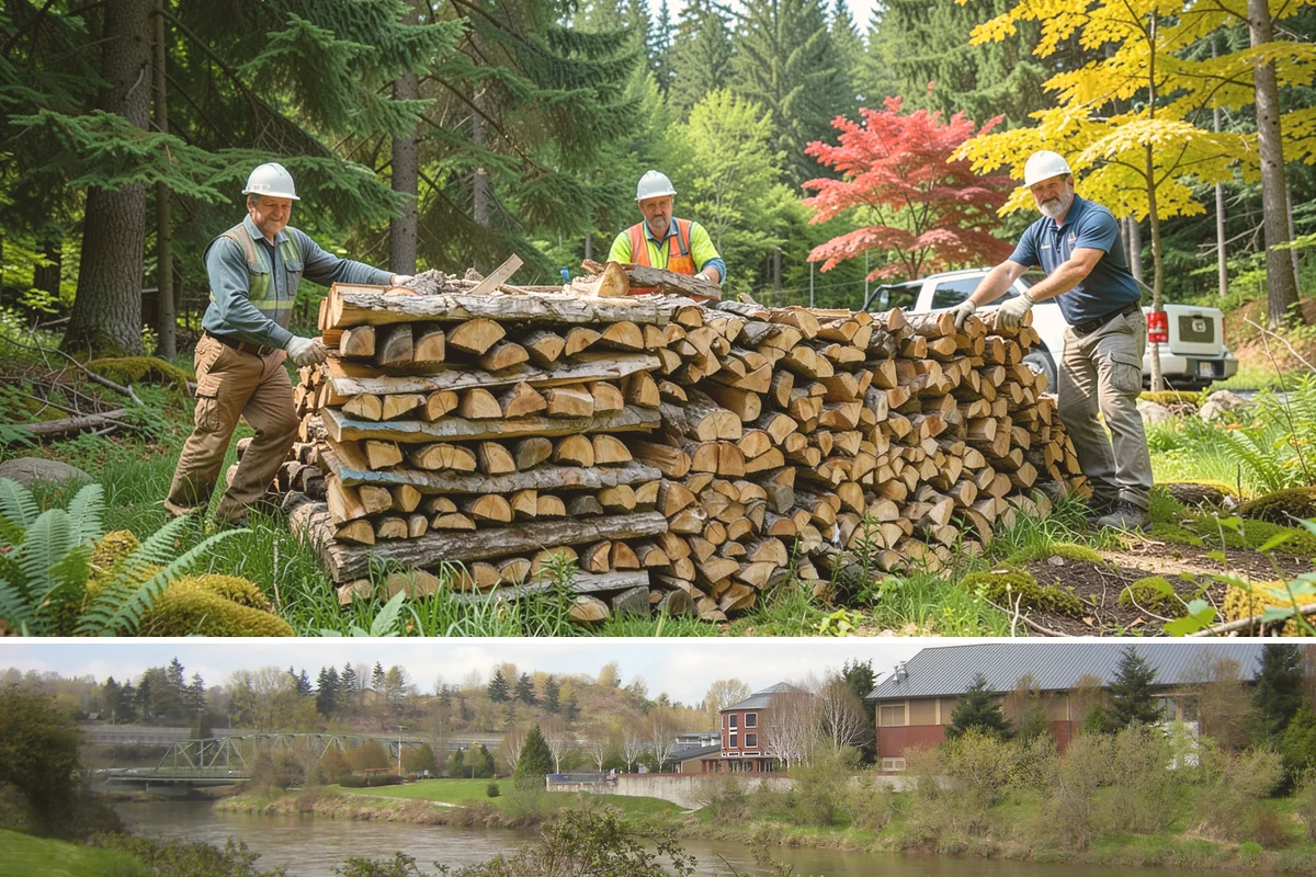 Cabin Firewood in Tukwila, King County, WA - Stock the cabin in late summer and fall so it is fuel-ready before the wet winter months arrive.