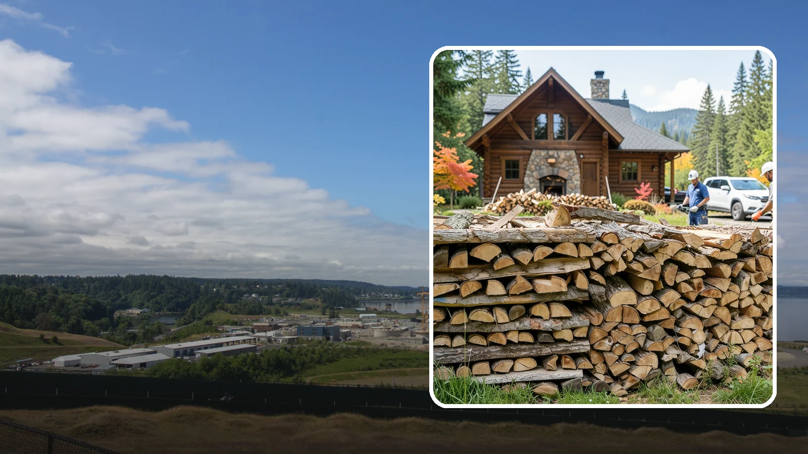 Cabin Firewood in University Place, Pierce County, WA - Dependable firewood delivery for cabins and rural retreats across the Pacific Northwest.