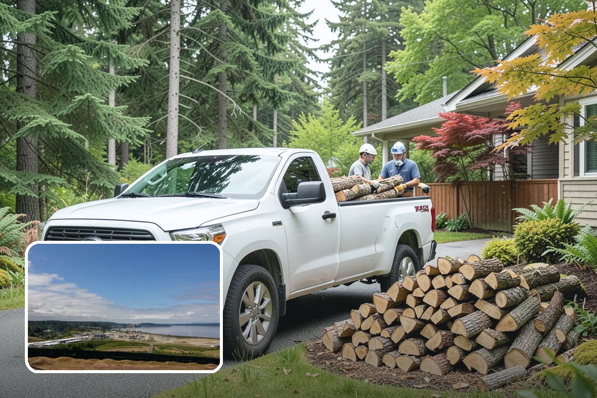 Cabin Firewood in University Place, Pierce County, WA - Delivered to remote and hard-to-reach properties