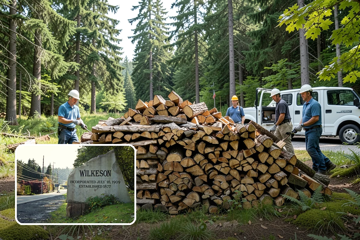 Cabin Firewood in Wilkeson, Pierce County, WA - Delivered to remote and hard-to-reach properties