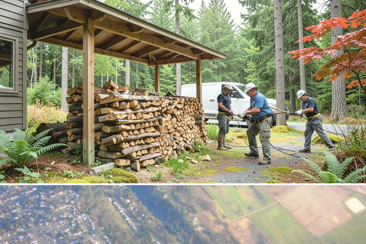 Campfire Bundles in Algona, King County, WA - These sell briskly through the late-spring and summer camping season across the region.