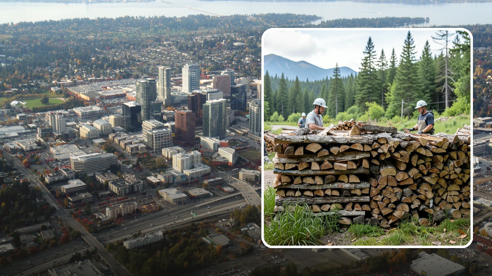Campfire Bundles in Bellevue, King County, WA - Ready-to-burn bundles sized and split specifically for campfires and backyard fire pits.