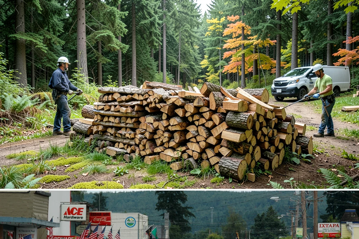 Campfire Bundles in Carnation, King County, WA - These sell briskly through the late-spring and summer camping season across the region.