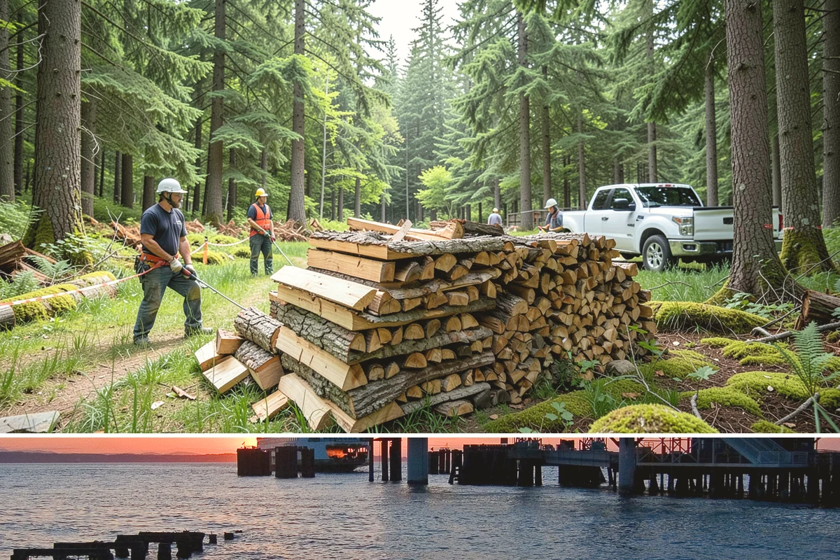 Campfire Bundles in Edmonds, Snohomish County, WA - These sell briskly through the late-spring and summer camping season across the region.