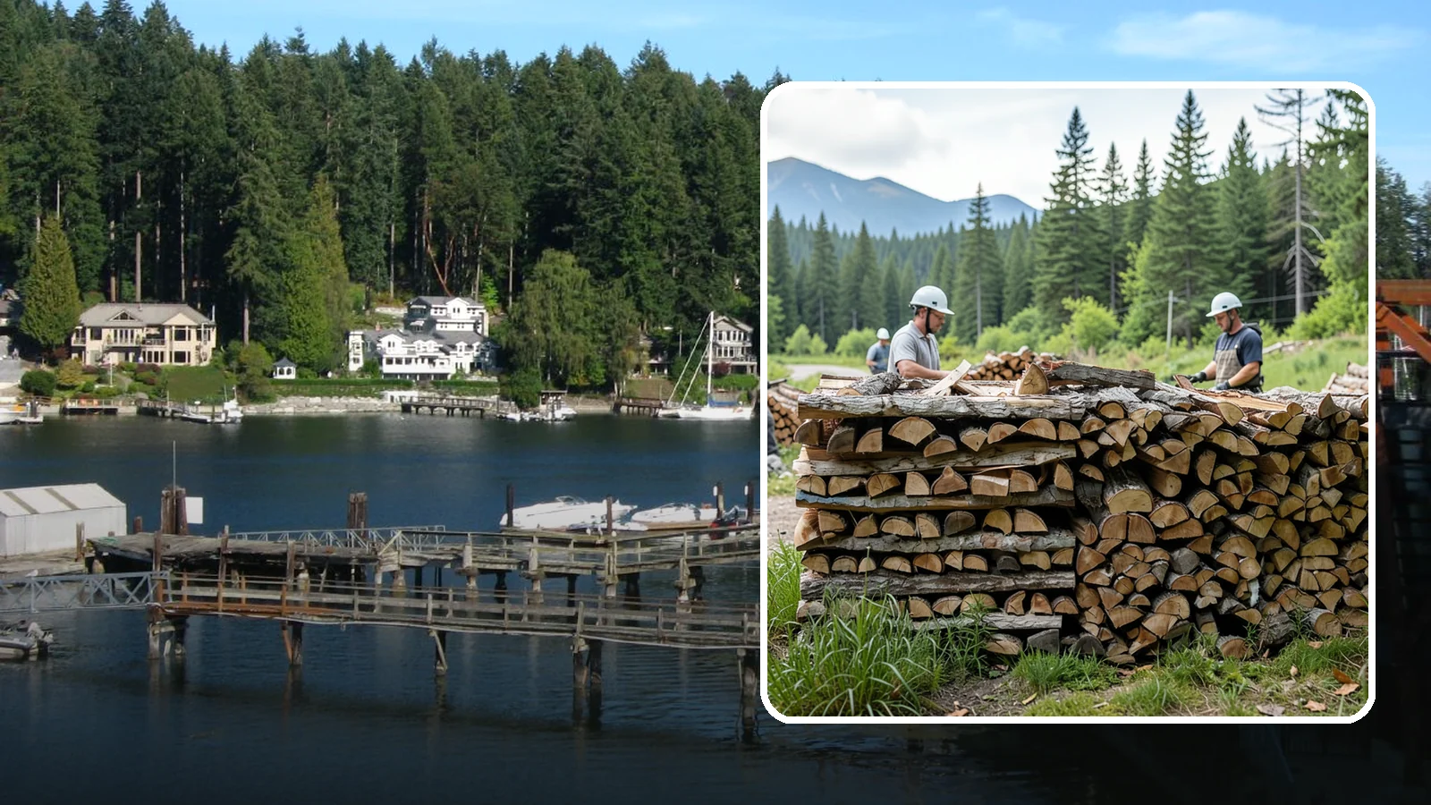 Campfire Bundles in Gig Harbor, Pierce County, WA - Ready-to-burn bundles sized and split specifically for campfires and backyard fire pits.