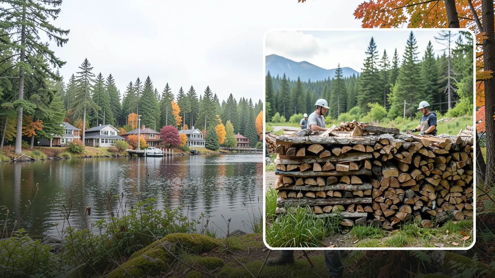 Campfire Bundles in La Conner, Skagit County, WA - Ready-to-burn bundles sized and split specifically for campfires and backyard fire pits.