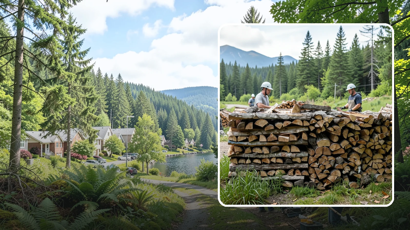 Campfire Bundles in Lake Forest Park, King County, WA - Ready-to-burn bundles sized and split specifically for campfires and backyard fire pits.