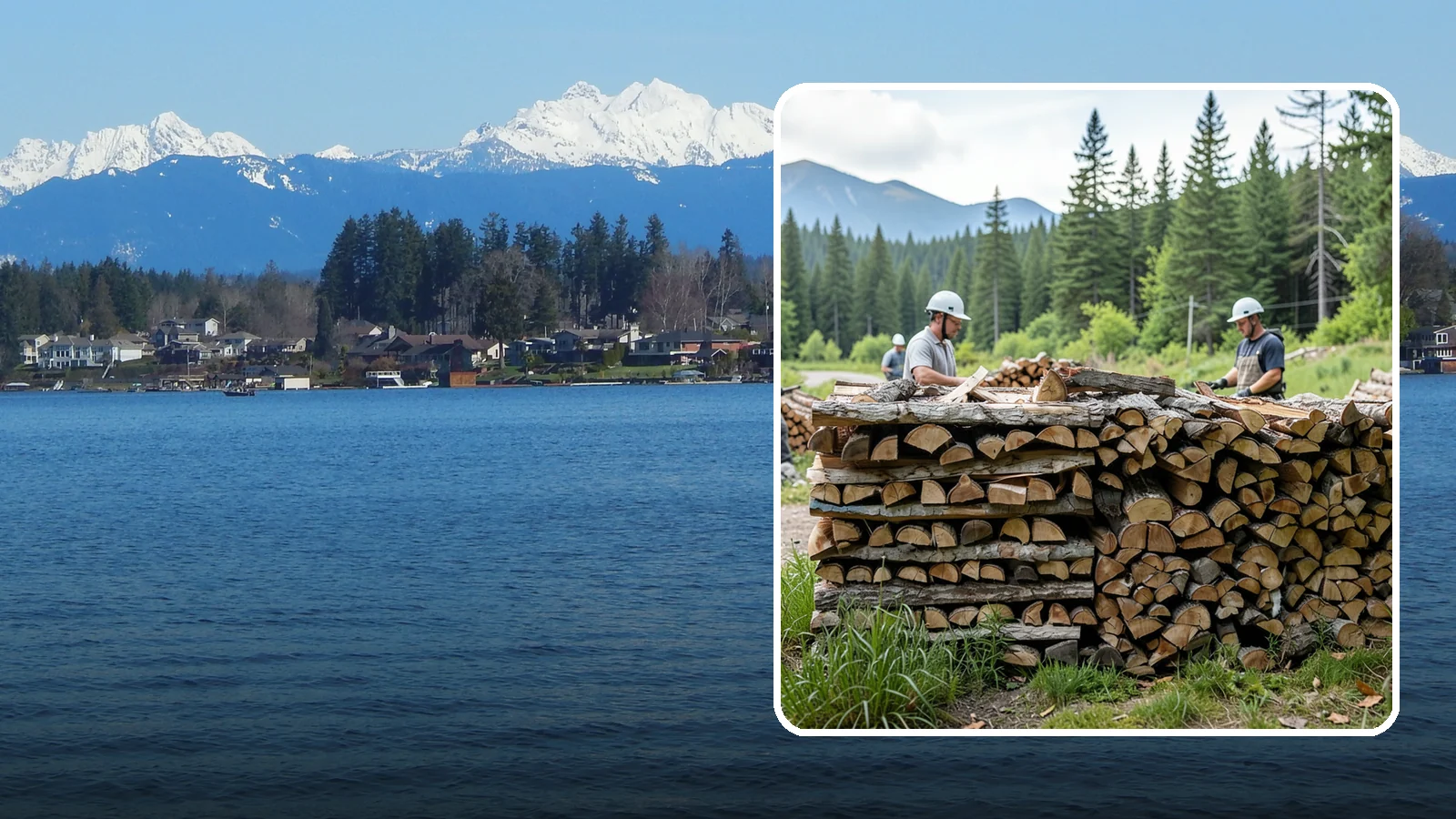 Campfire Bundles in Lake Stevens, Snohomish County, WA - Ready-to-burn bundles sized and split specifically for campfires and backyard fire pits.