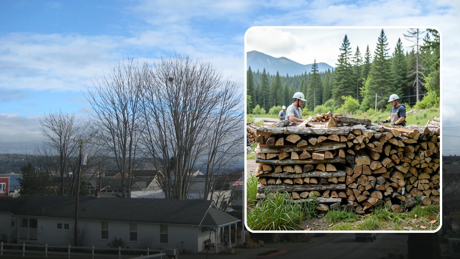 Campfire Bundles in Langley, Island County, WA - Ready-to-burn bundles sized and split specifically for campfires and backyard fire pits.