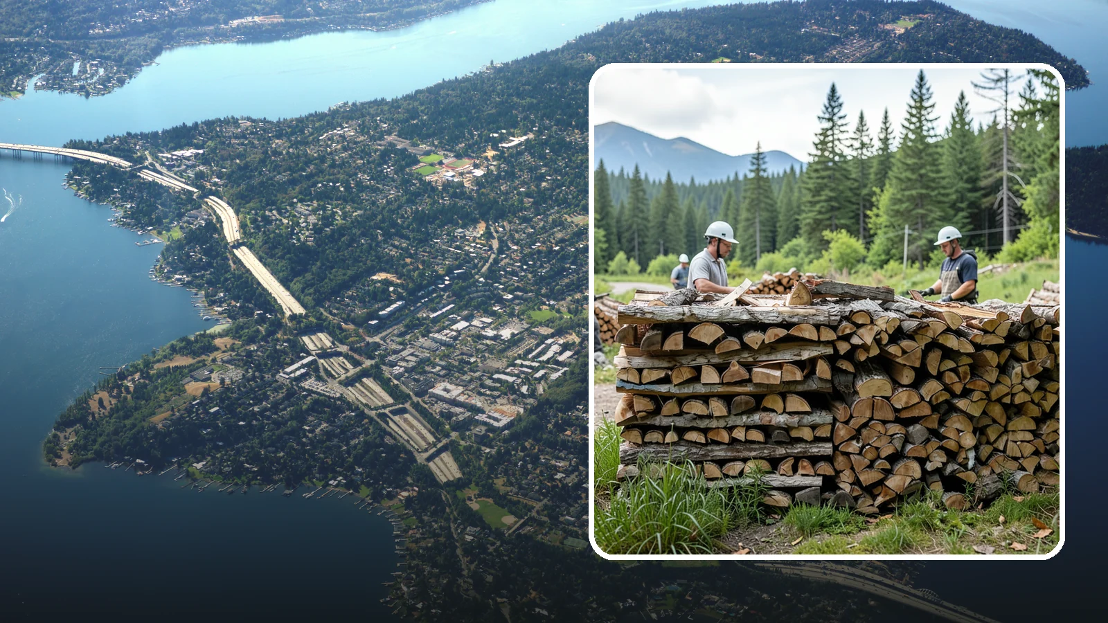 Campfire Bundles in Mercer Island, King County, WA - Ready-to-burn bundles sized and split specifically for campfires and backyard fire pits.