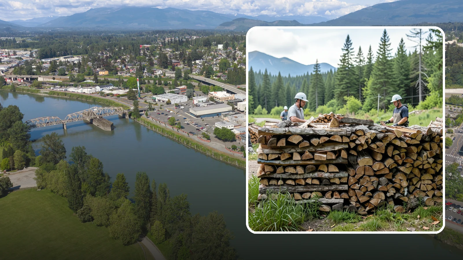 Campfire Bundles in Mount Vernon, Skagit County, WA - Ready-to-burn bundles sized and split specifically for campfires and backyard fire pits.