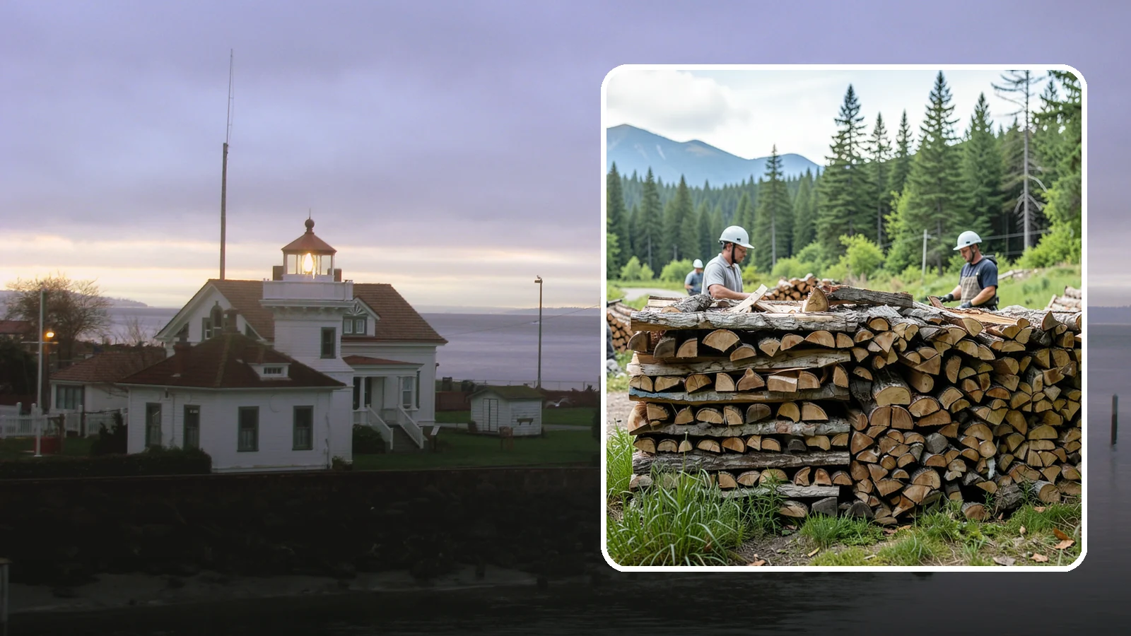 Campfire Bundles in Mukilteo, Snohomish County, WA - Ready-to-burn bundles sized and split specifically for campfires and backyard fire pits.