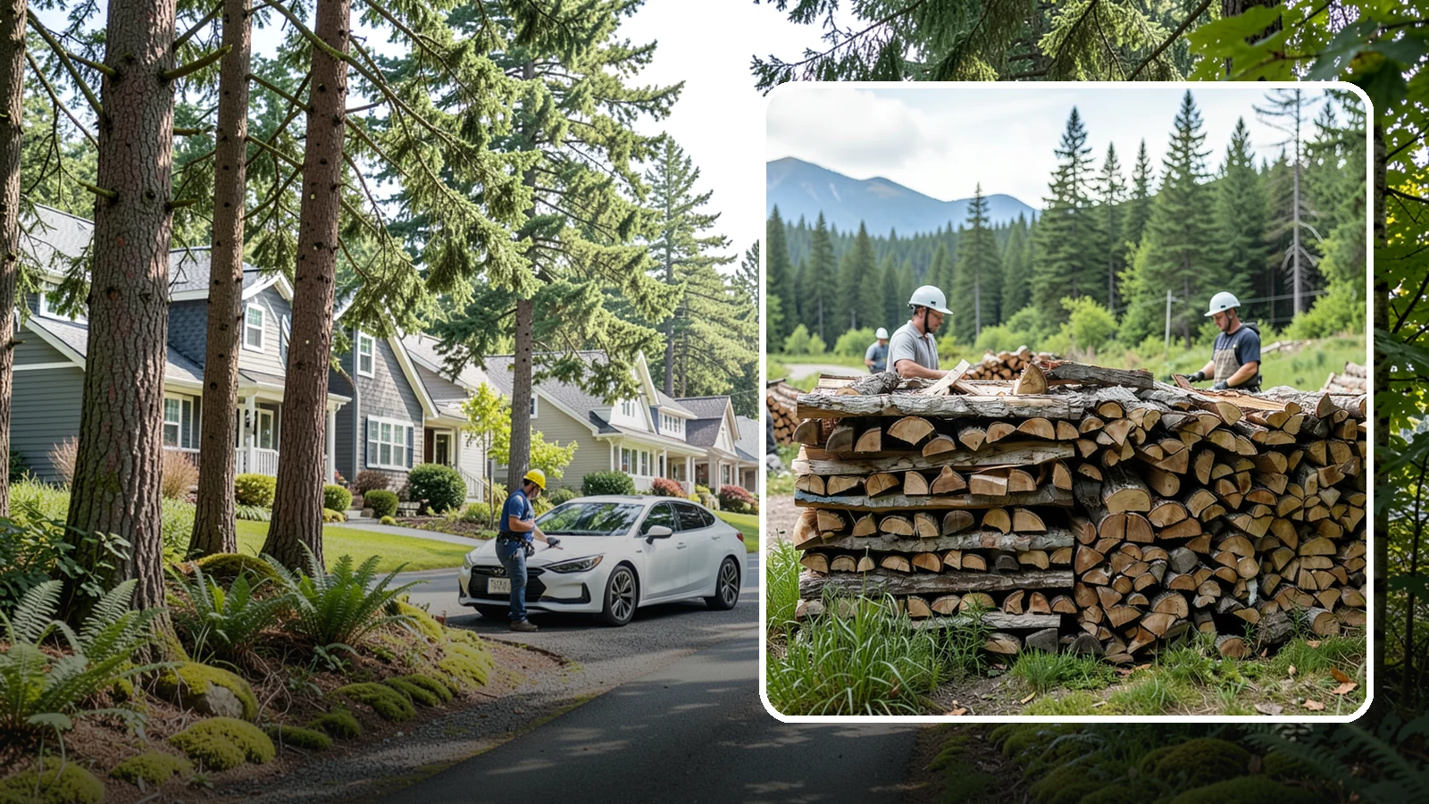 Campfire Bundles in Normandy Park, King County, WA - Ready-to-burn bundles sized and split specifically for campfires and backyard fire pits.