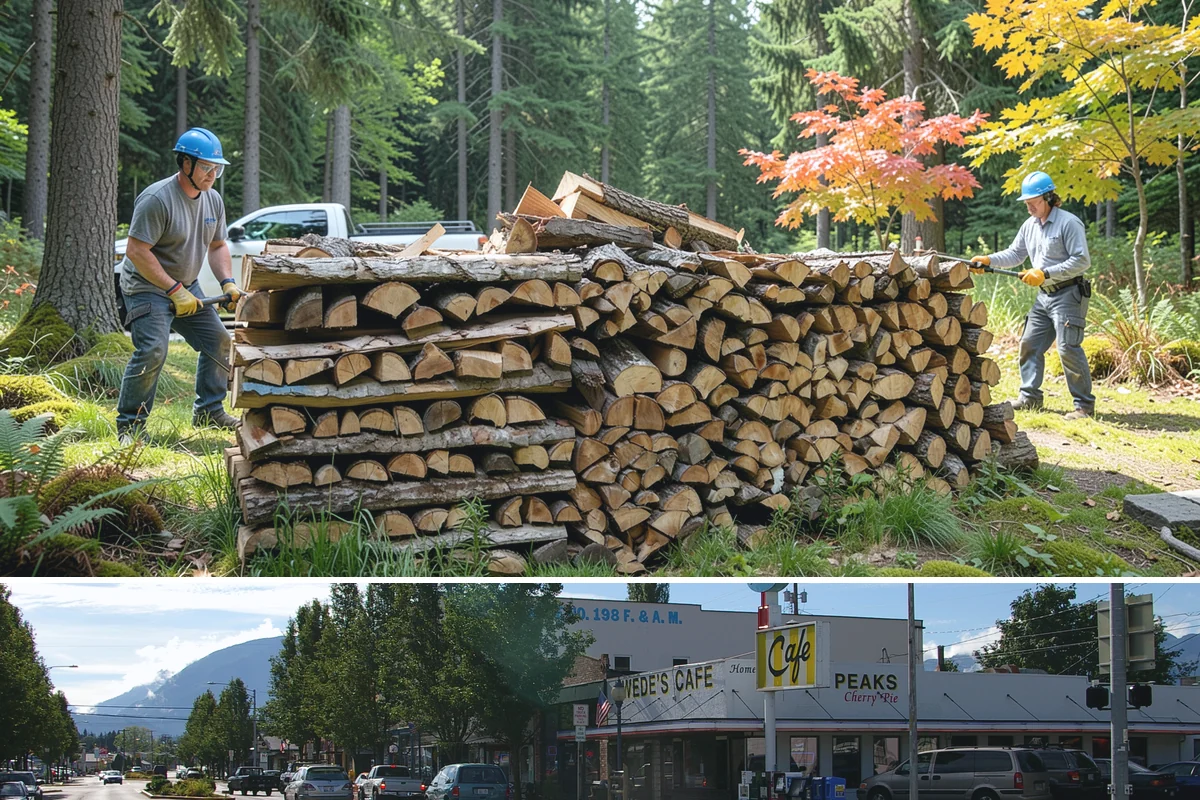 Campfire Bundles in North Bend, King County, WA - These sell briskly through the late-spring and summer camping season across the region.