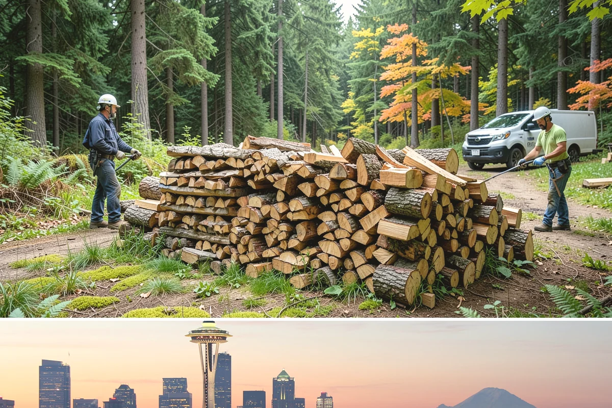 Campfire Bundles in Seattle, WA - These sell briskly through the late-spring and summer camping season across the region.