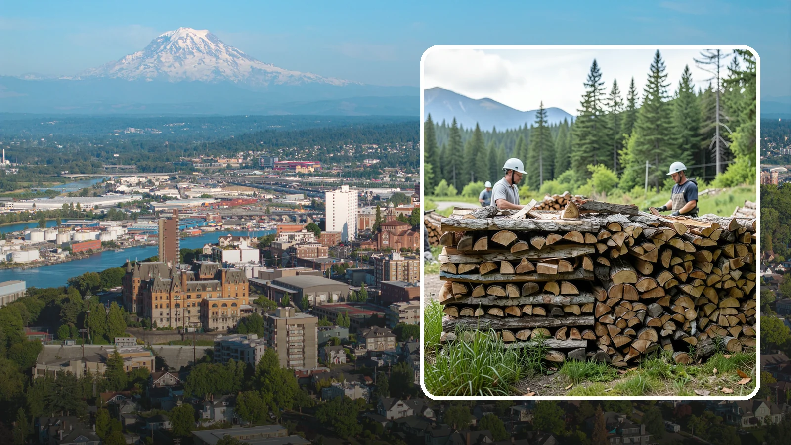 Campfire Bundles in Tacoma, Pierce County, WA - Ready-to-burn bundles sized and split specifically for campfires and backyard fire pits.