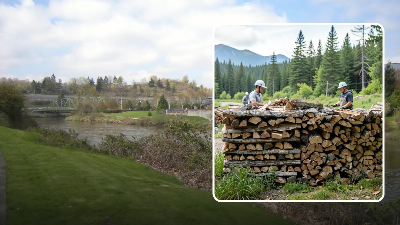 Campfire Bundles in Tukwila, King County, WA - Ready-to-burn bundles sized and split specifically for campfires and backyard fire pits.