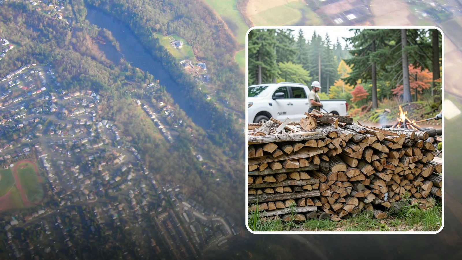 Campfire Wood in Algona, King County, WA - Firewood cut and split for easy-lighting, sociable campfires at sites across the region.