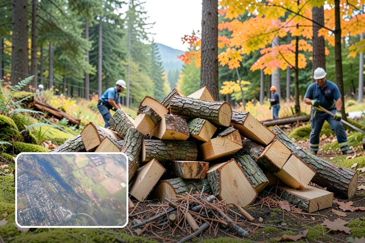 Campfire Wood in Algona, King County, WA - Cut and split for easy lighting