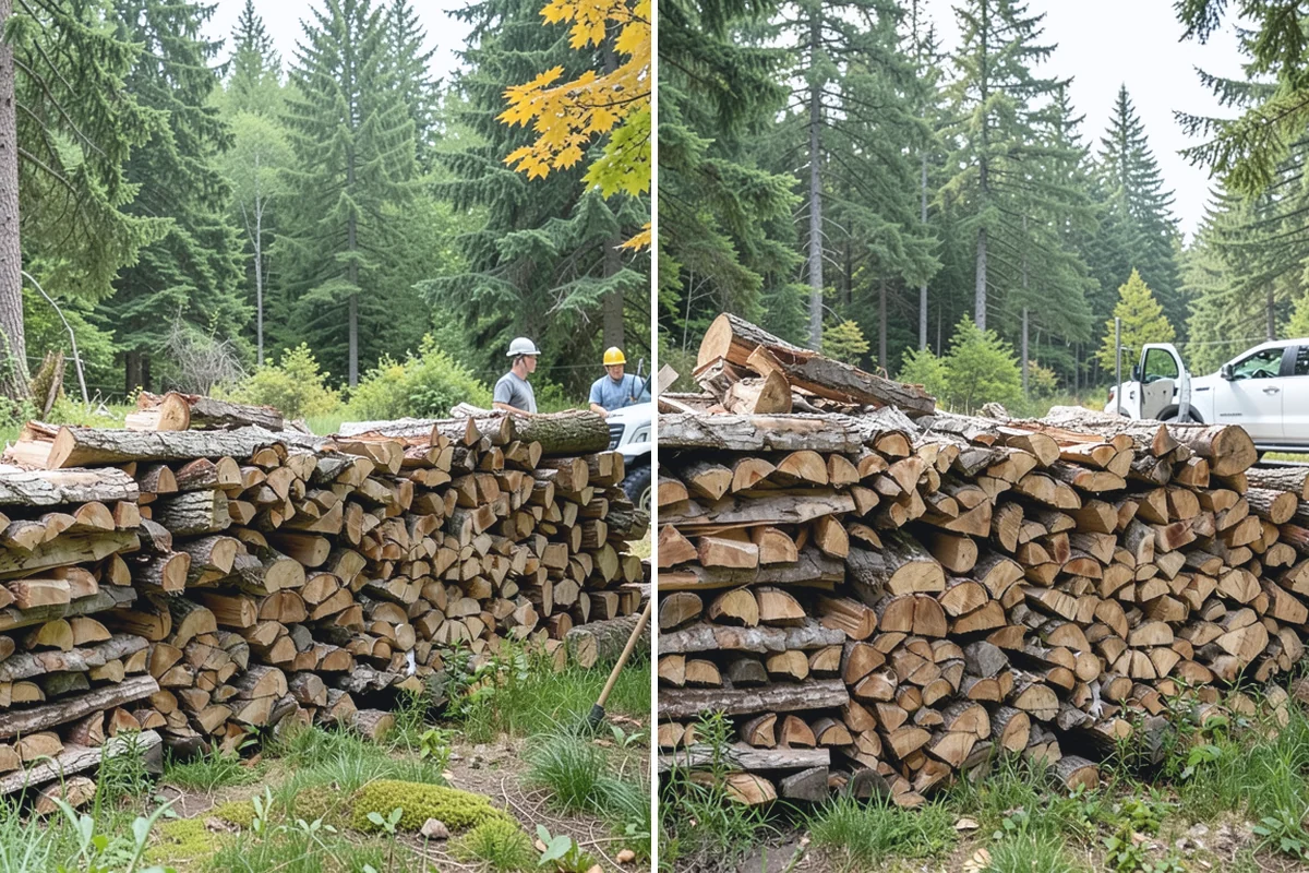 Campfire Wood in Beaux Arts Village, King County, WA - Confirm the volume and piece size you want
