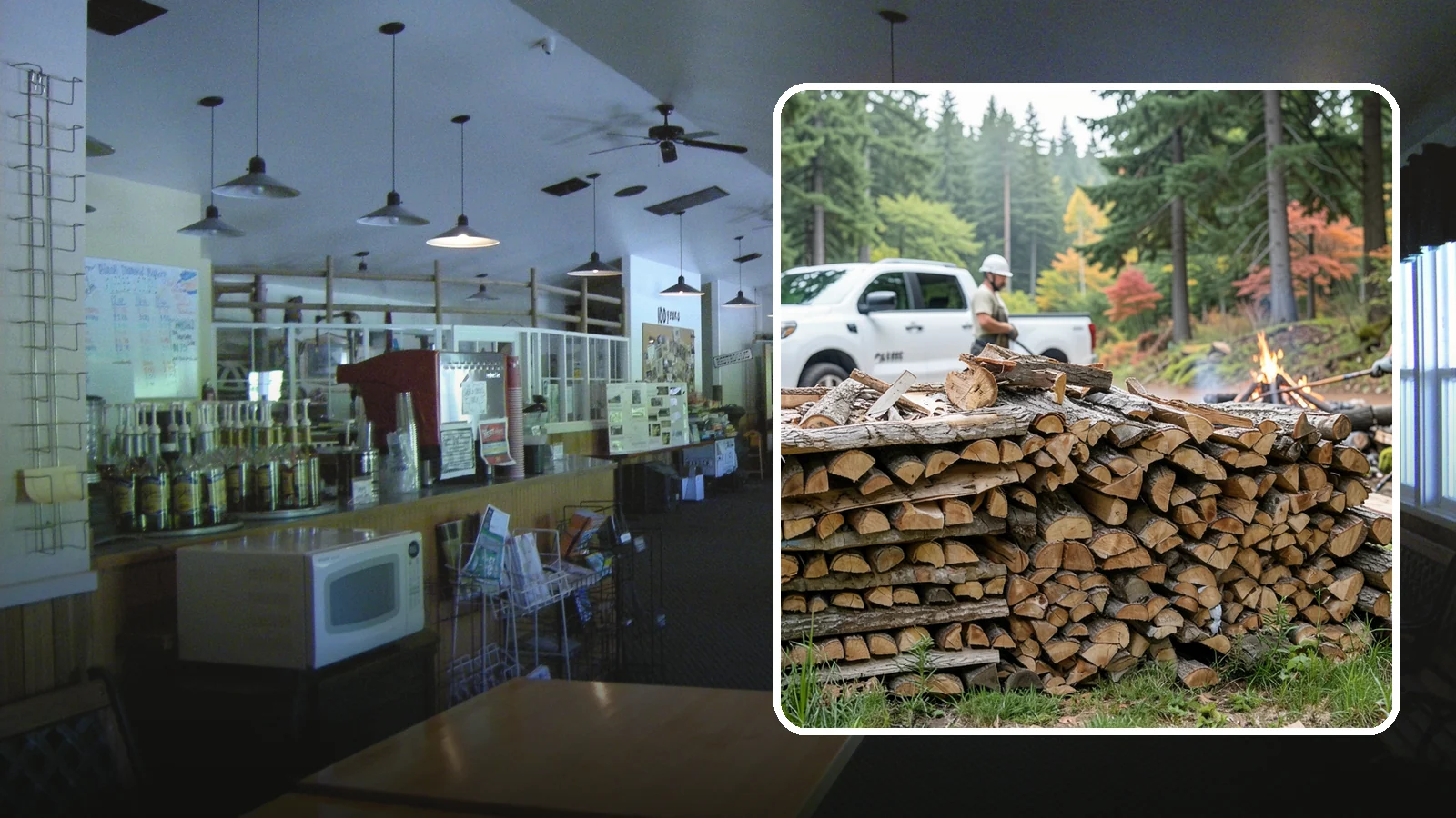 Campfire Wood in Black Diamond, King County, WA - Firewood cut and split for easy-lighting, sociable campfires at sites across the region.