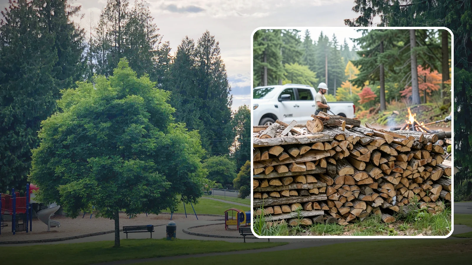 Campfire Wood in Bonney Lake, Pierce County, WA - Firewood cut and split for easy-lighting, sociable campfires at sites across the region.