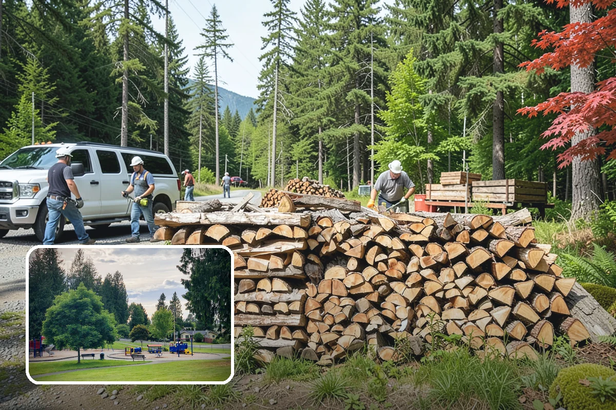 Campfire Wood in Bonney Lake, Pierce County, WA - Cut and split for easy lighting