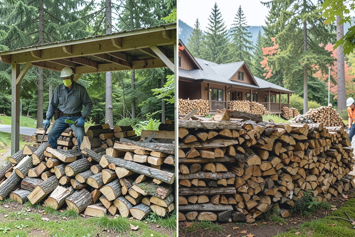 Campfire Wood in Bonney Lake, Pierce County, WA - Confirm the volume and piece size you want