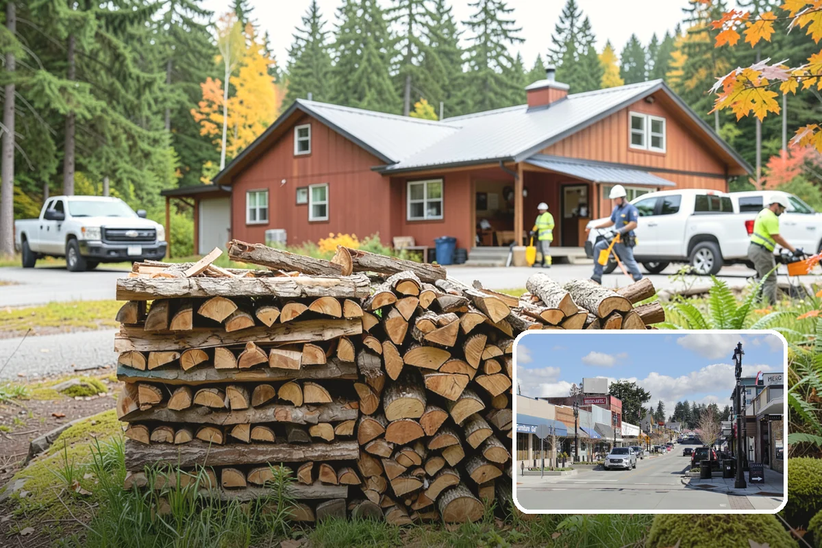 Campfire Wood in Bothell, King County, WA - Cut and split for easy lighting