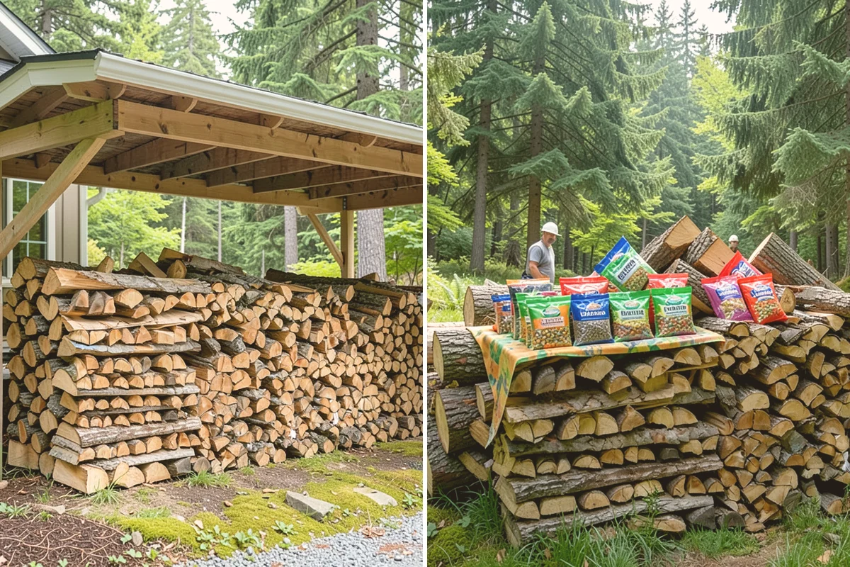 Campfire Wood in Brier, Snohomish County, WA - Confirm the volume and piece size you want
