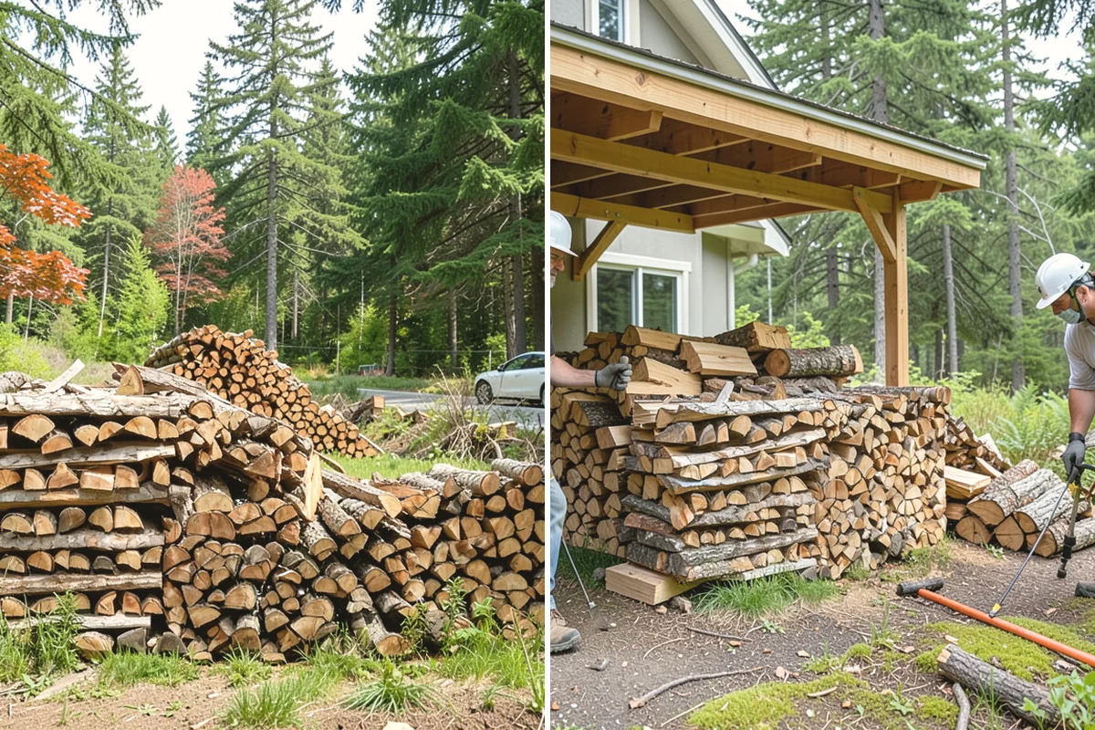 Campfire Wood in Burien, King County, WA - Confirm the volume and piece size you want