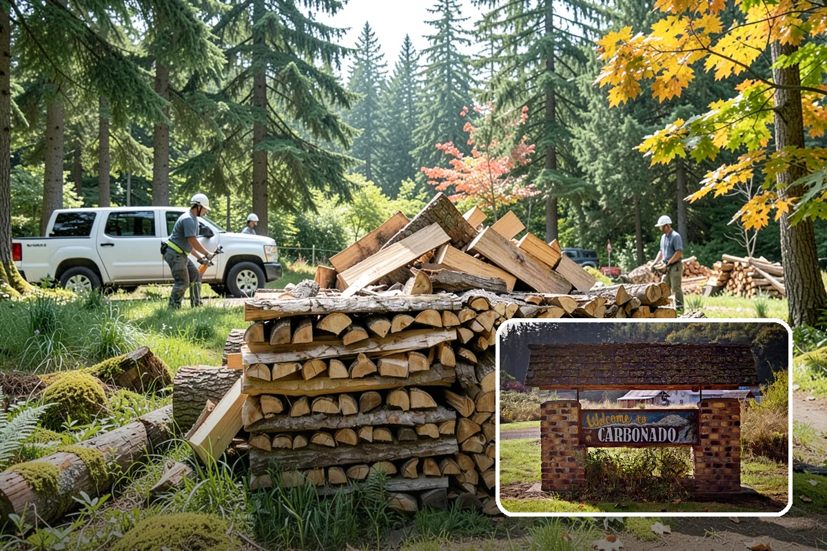 Campfire Wood in Carbonado, Pierce County, WA - Cut and split for easy lighting