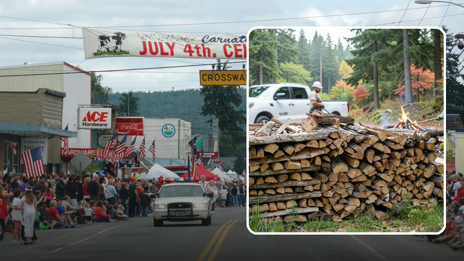 Campfire Wood in Carnation, King County, WA - Firewood cut and split for easy-lighting, sociable campfires at sites across the region.