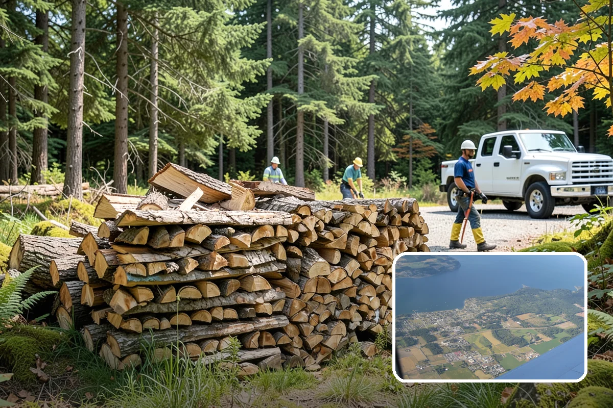 Campfire Wood in Coupeville, Island County, WA - Cut and split for easy lighting