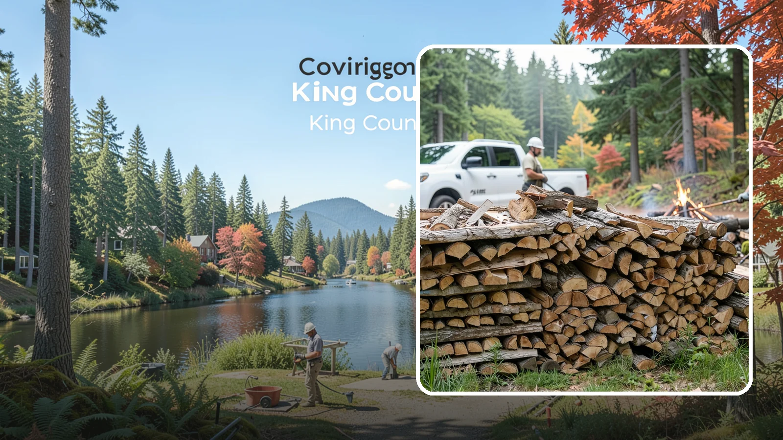 Campfire Wood in Covington, King County, WA - Firewood cut and split for easy-lighting, sociable campfires at sites across the region.