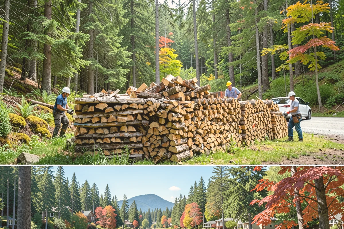 Campfire Wood in Covington, King County, WA - Buy campfire wood ahead of the camping season so it is dry and ready for summer trips.