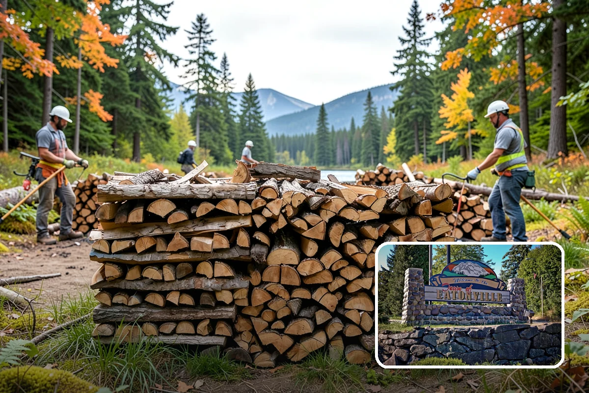 Campfire Wood in Eatonville, Pierce County, WA - Cut and split for easy lighting