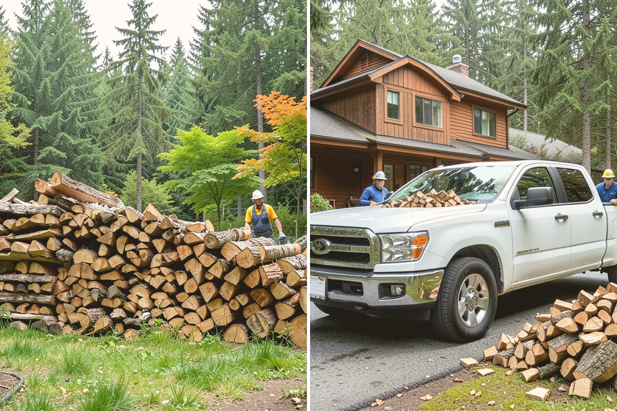 Campfire Wood in Eatonville, Pierce County, WA - Confirm the volume and piece size you want