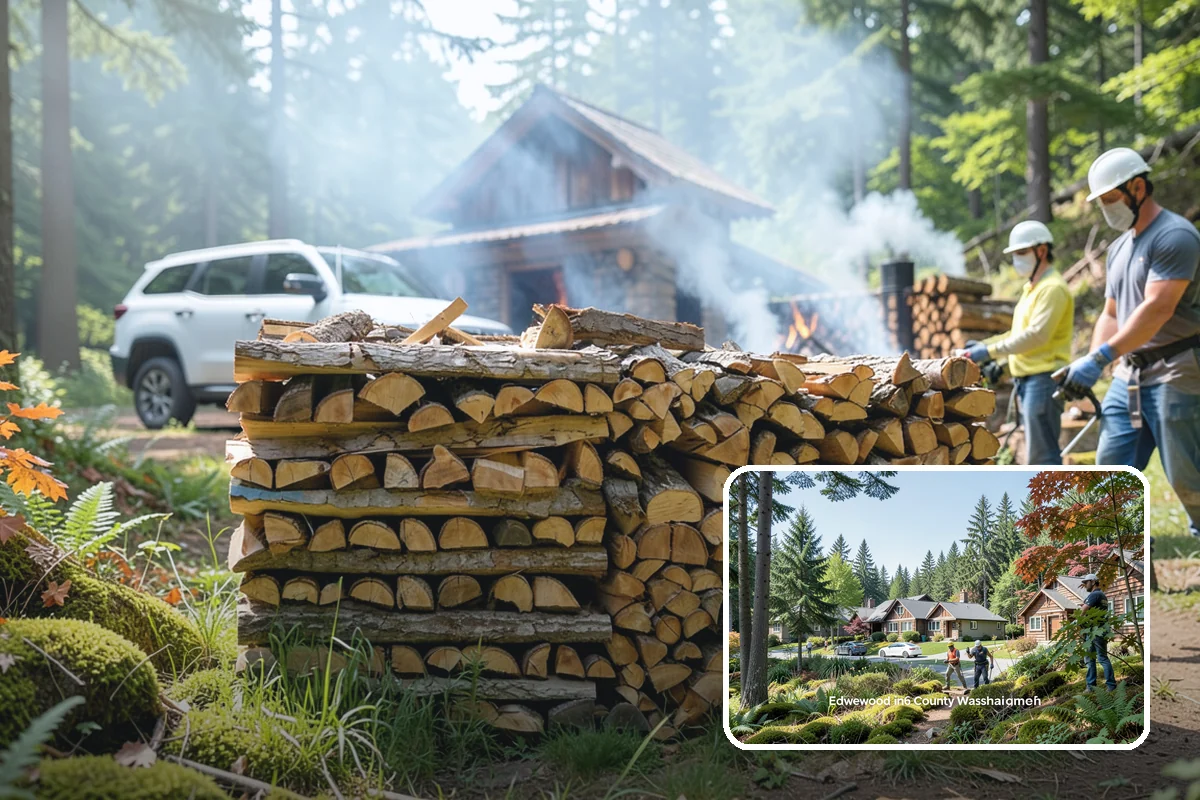 Campfire Wood in Edgewood, Pierce County, WA - Cut and split for easy lighting