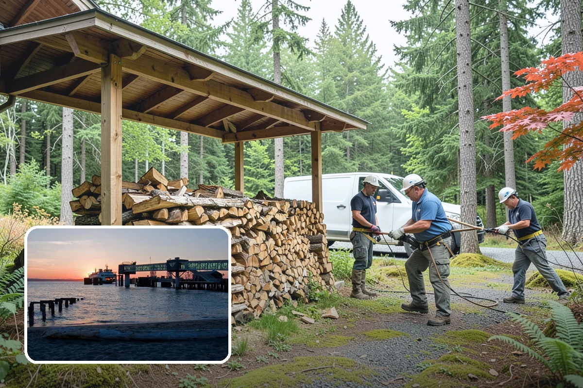Campfire Wood in Edmonds, Snohomish County, WA - Cut and split for easy lighting