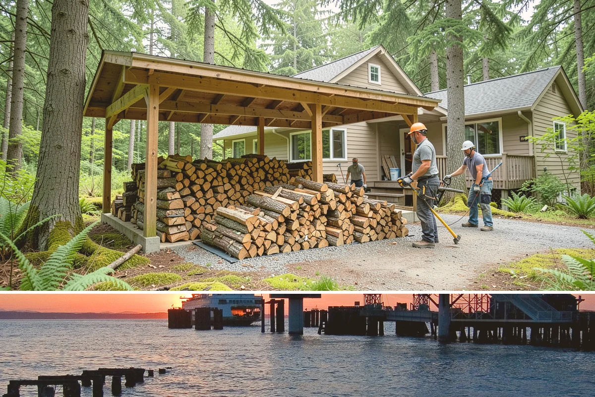 Campfire Wood in Edmonds, Snohomish County, WA - Buy campfire wood ahead of the camping season so it is dry and ready for summer trips.