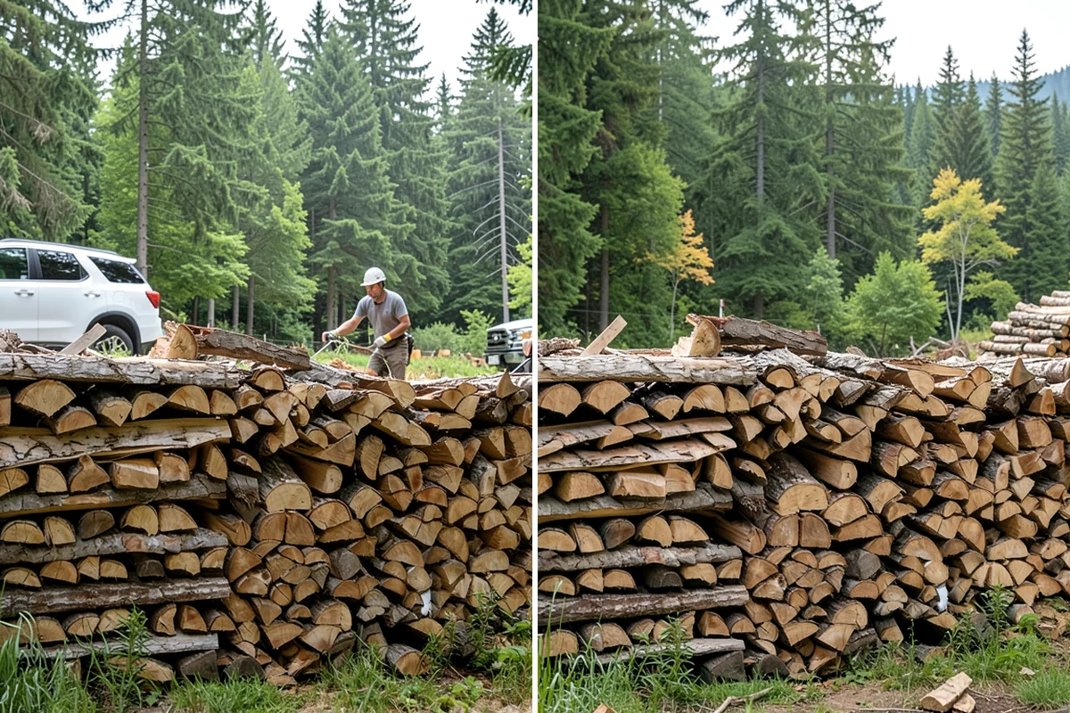 Campfire Wood in Federal Way, King County, WA - Confirm the volume and piece size you want