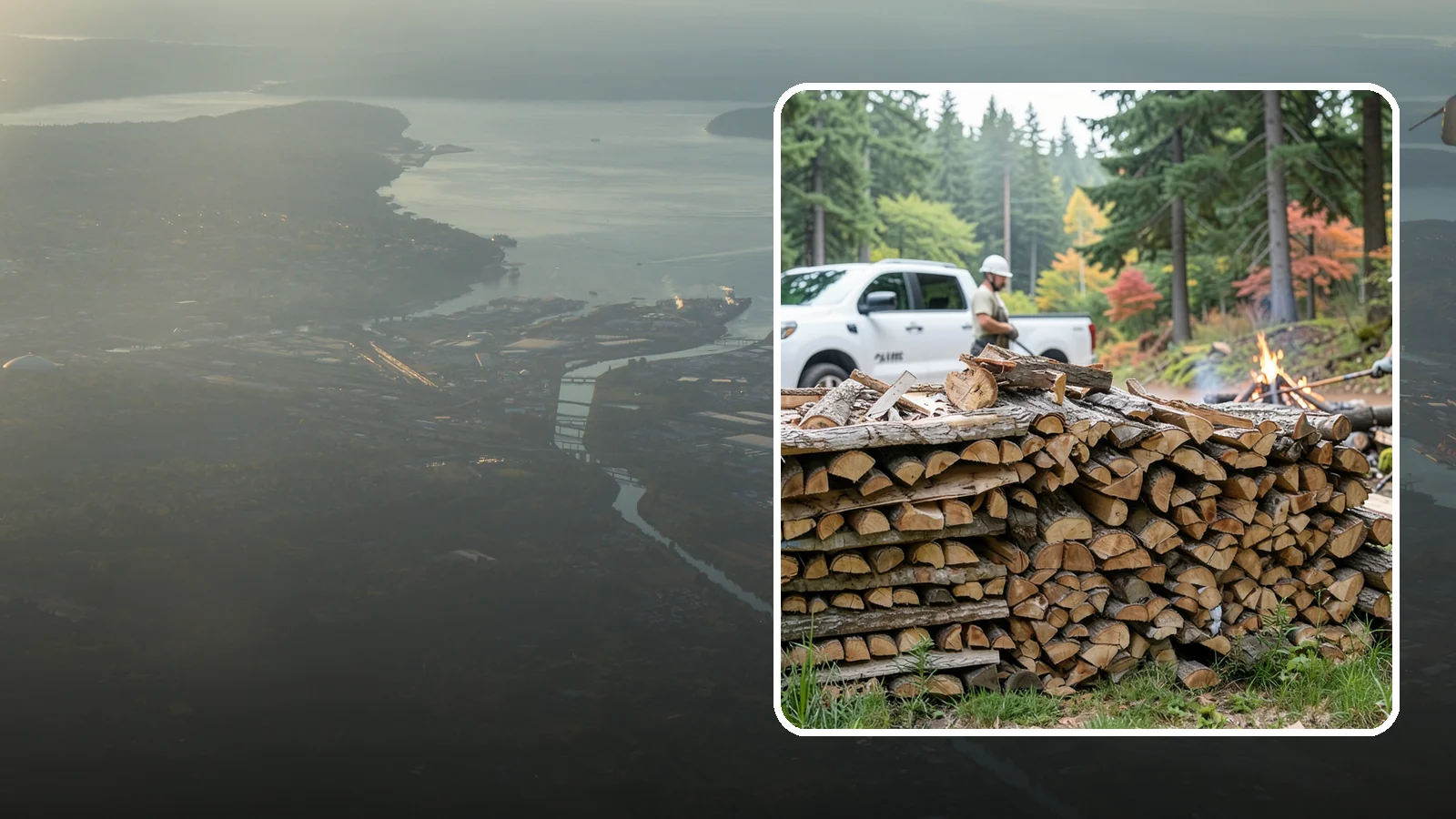 Campfire Wood in Fife, Pierce County, WA - Firewood cut and split for easy-lighting, sociable campfires at sites across the region.