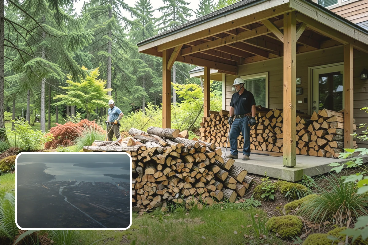 Campfire Wood in Fife, Pierce County, WA - Cut and split for easy lighting