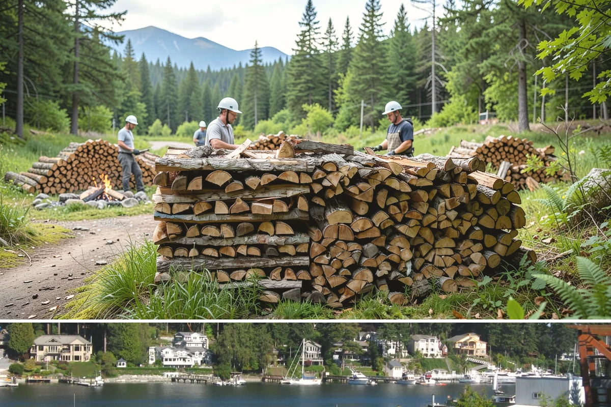 Campfire Wood in Gig Harbor, Pierce County, WA - Buy campfire wood ahead of the camping season so it is dry and ready for summer trips.